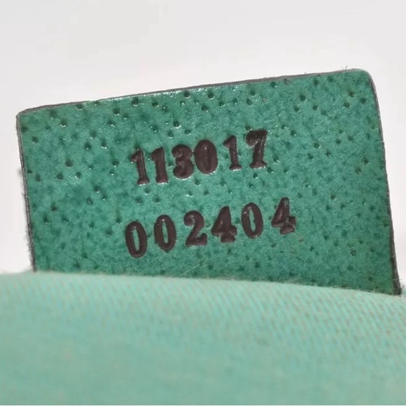 Gucci GG Teal Canvas Tote - Picture 6 of 15